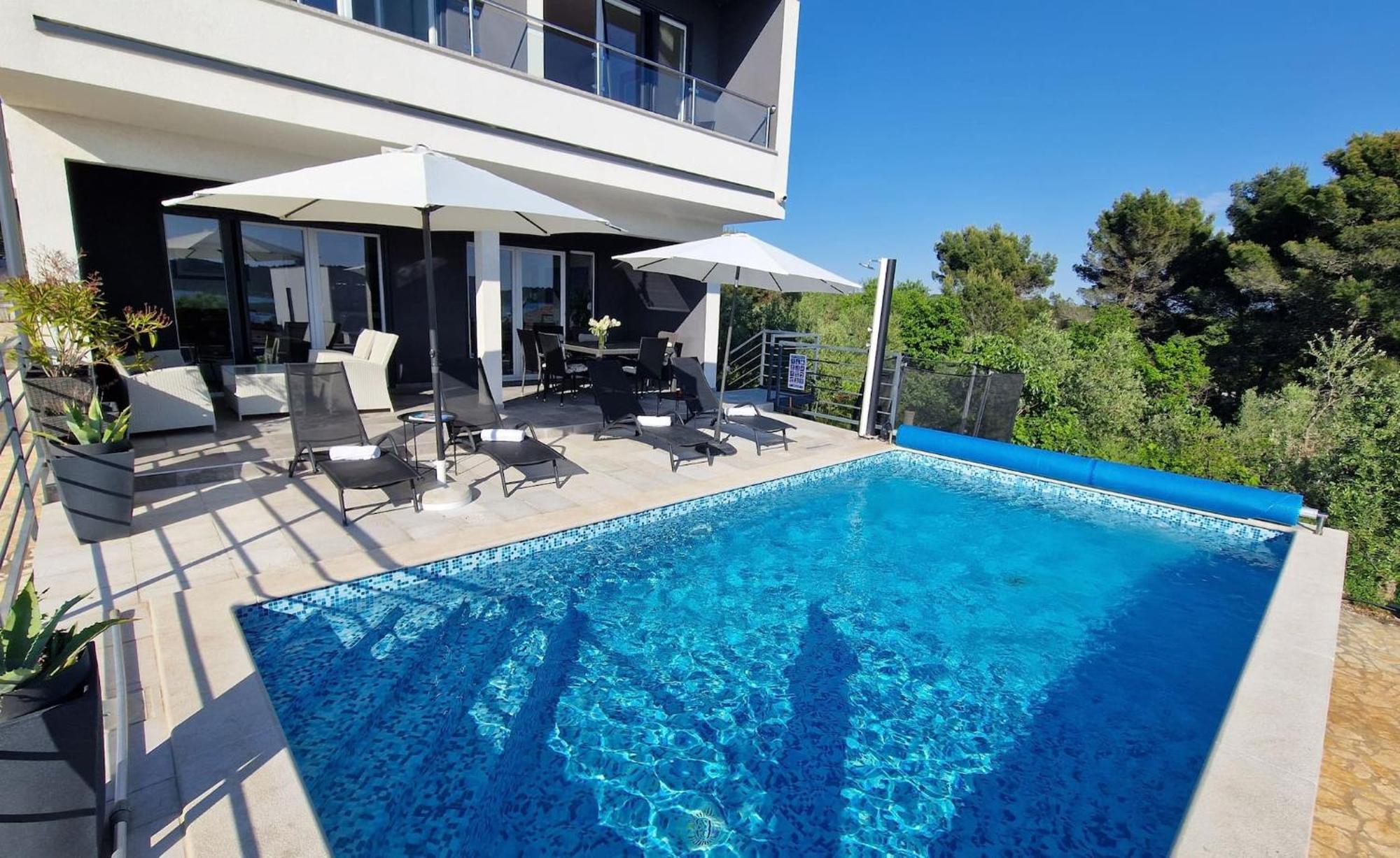 Villa Pura Vida With Sea View Pula Eksteriør billede